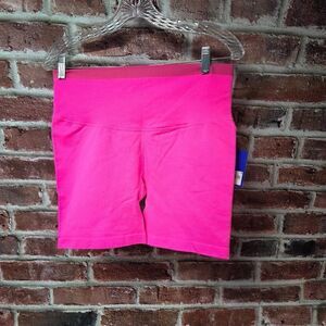 JoyLab Cayenne High-Rise Seamless Bike Shorts Large 6" Inseam NEW
